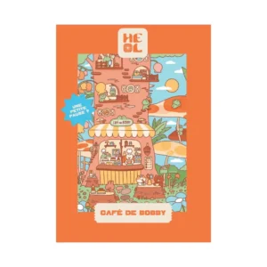 Mini puzzle Café de Bobby - Les éditions Heol - 99 pièces