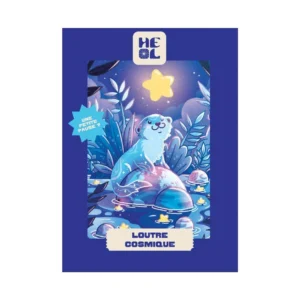 Mini puzzle Loutre Cosmique - Les éditions Heol - 99 pièces