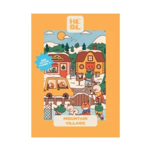 Mini puzzle Mountain Village - Les éditions Heol - 99 pièces